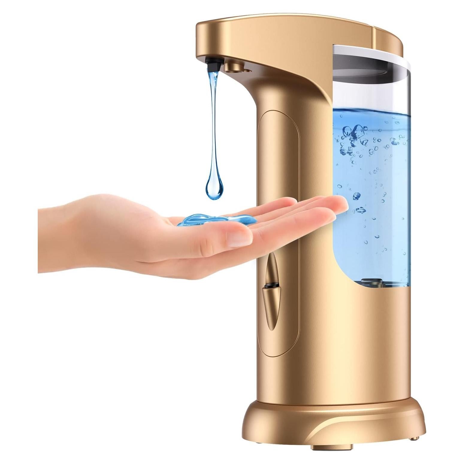 Dispensador Automático de Jabón Líquido Ankilo 370ml Dorado