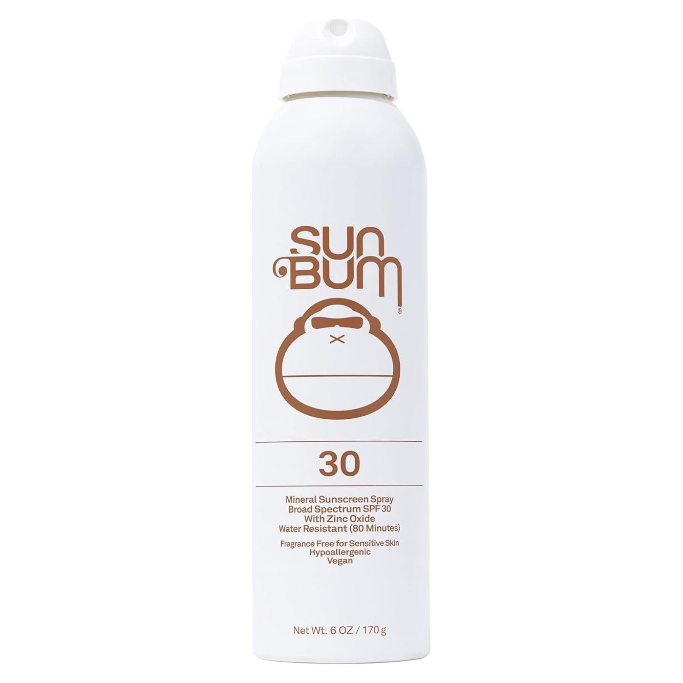 Sun Bum Spray Solar Mineral SPF 30 - 170 g Hidratante