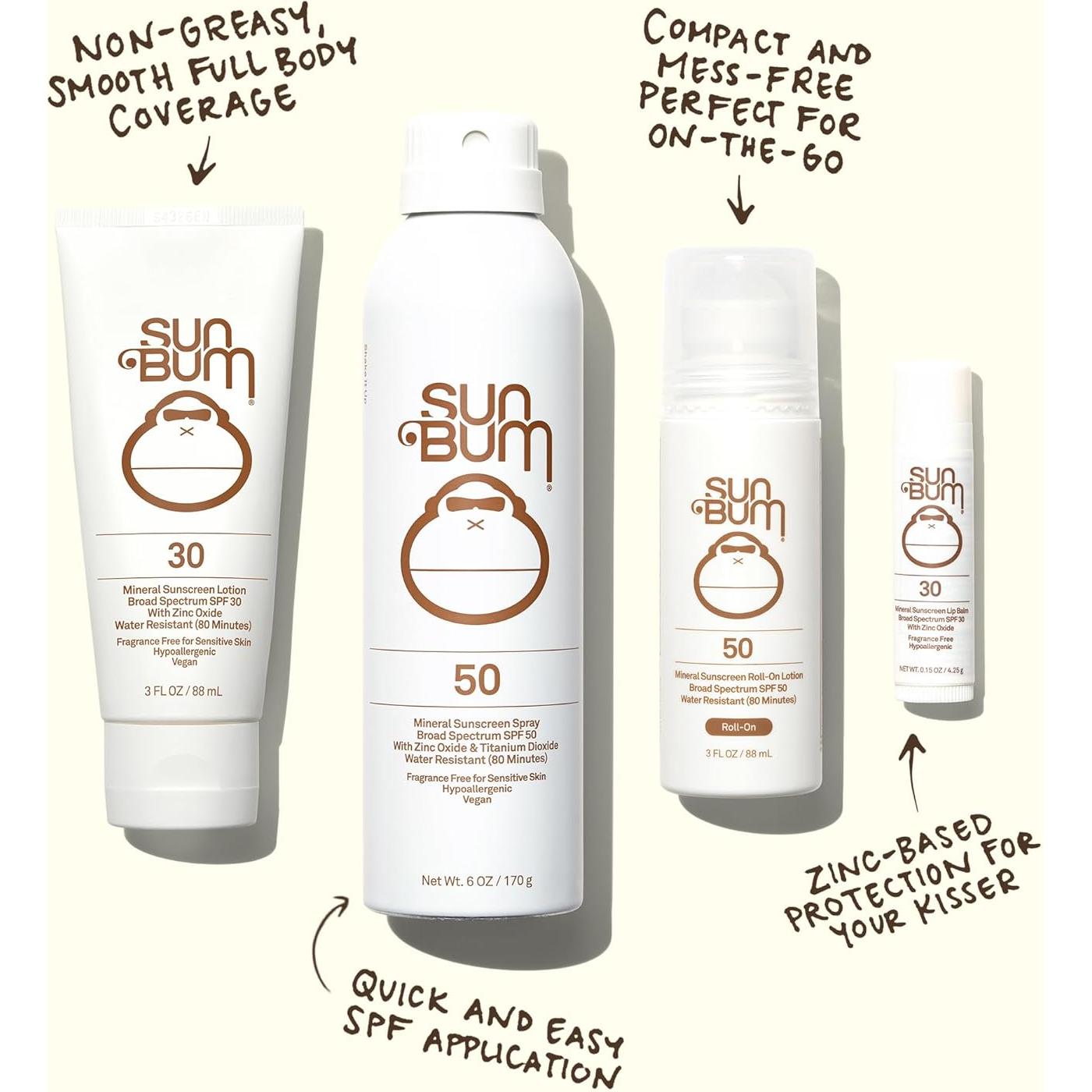Sun Bum Spray Solar Mineral SPF 30 - 170 g Hidratante