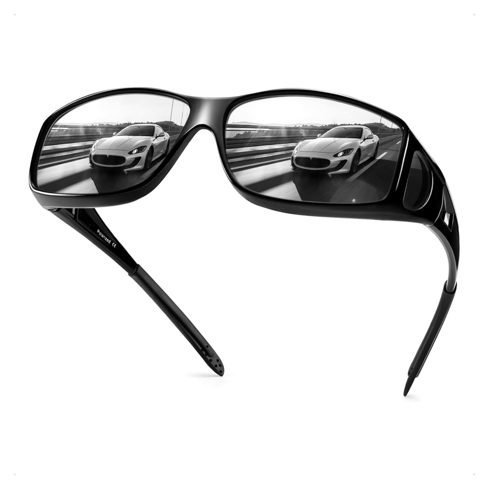 Gafas de sol IGnaef polarizadas UV400 para usar sobre gafas