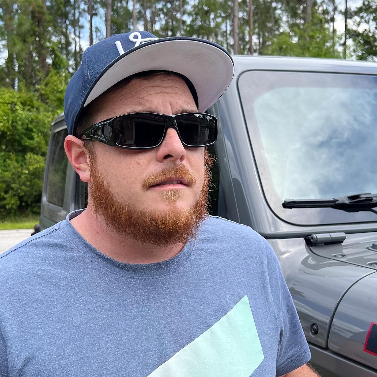 Gafas de sol IGnaef polarizadas UV400 para usar sobre gafas