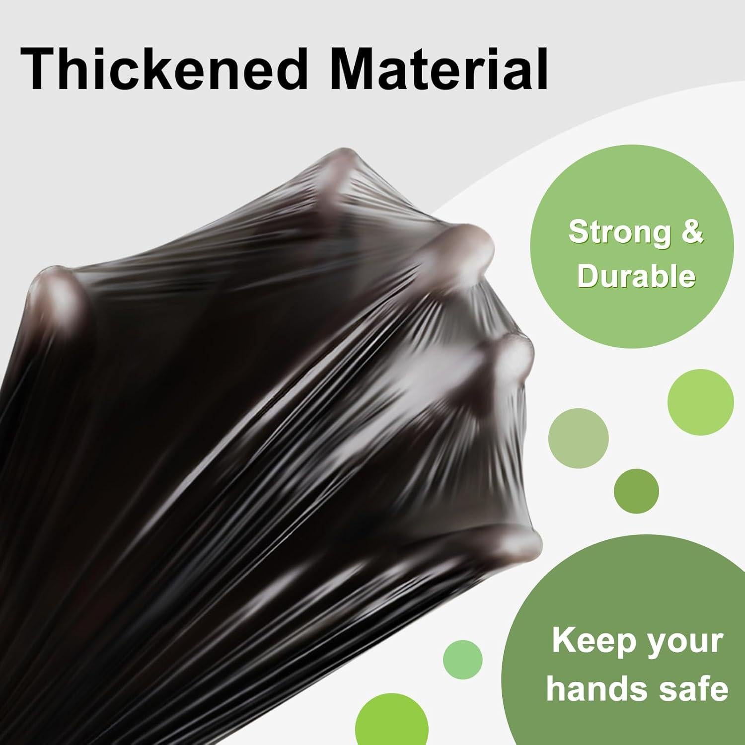 Bolsas de Desechos para Perros Toplive 240 Unidades Negras