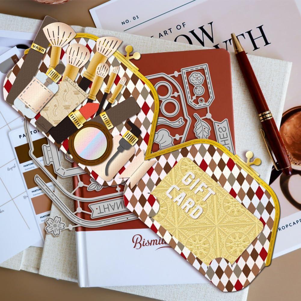 Troqueles de Corte GLOBLELAND para DIY - Bolsa Cosmética 54 Piezas