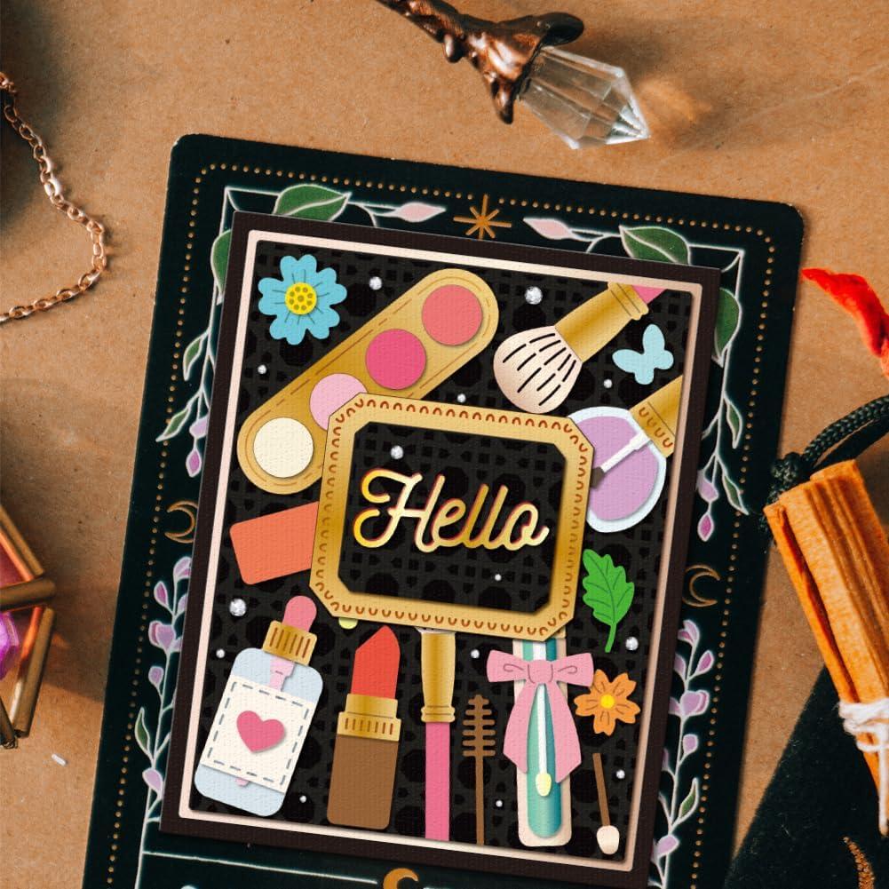 Troqueles de Corte GLOBLELAND para DIY - Bolsa Cosmética 54 Piezas