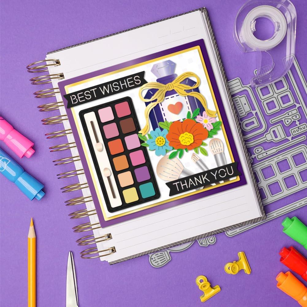 Troqueles de Corte GLOBLELAND para DIY - Bolsa Cosmética 54 Piezas