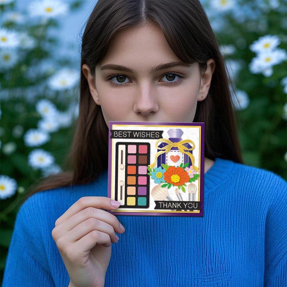 Troqueles de Corte GLOBLELAND para DIY - Bolsa Cosmética 54 Piezas