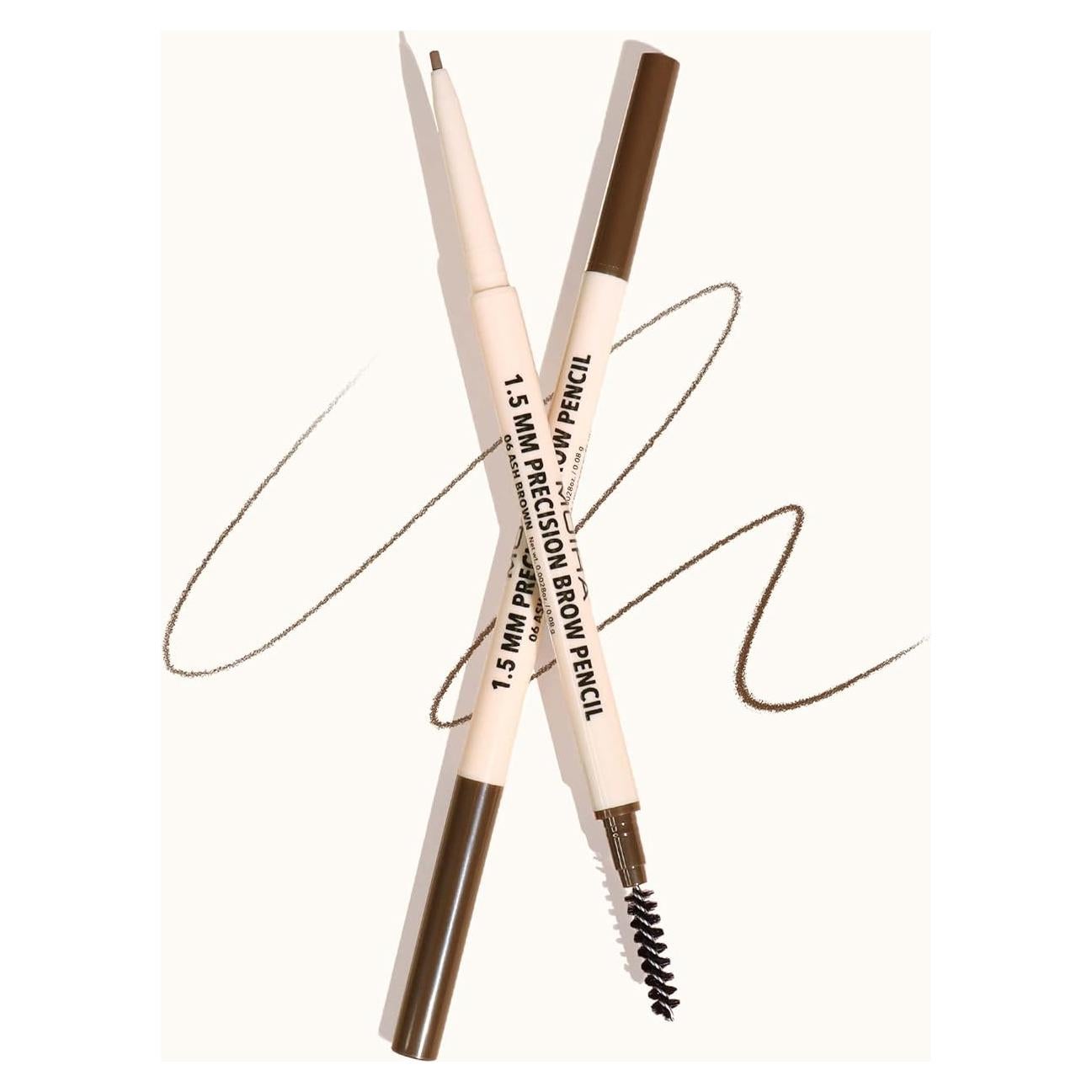 Lápiz de Cejas de Precisión Moira 006 Marrón Ceniza