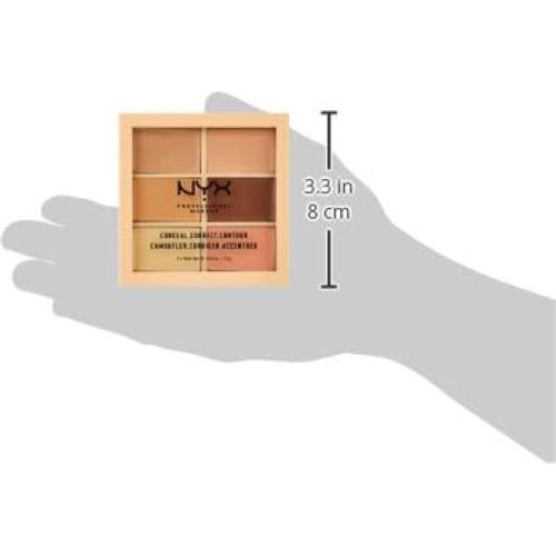 Paleta de Corrección y Contorno NYX - 6 Tonos Claro