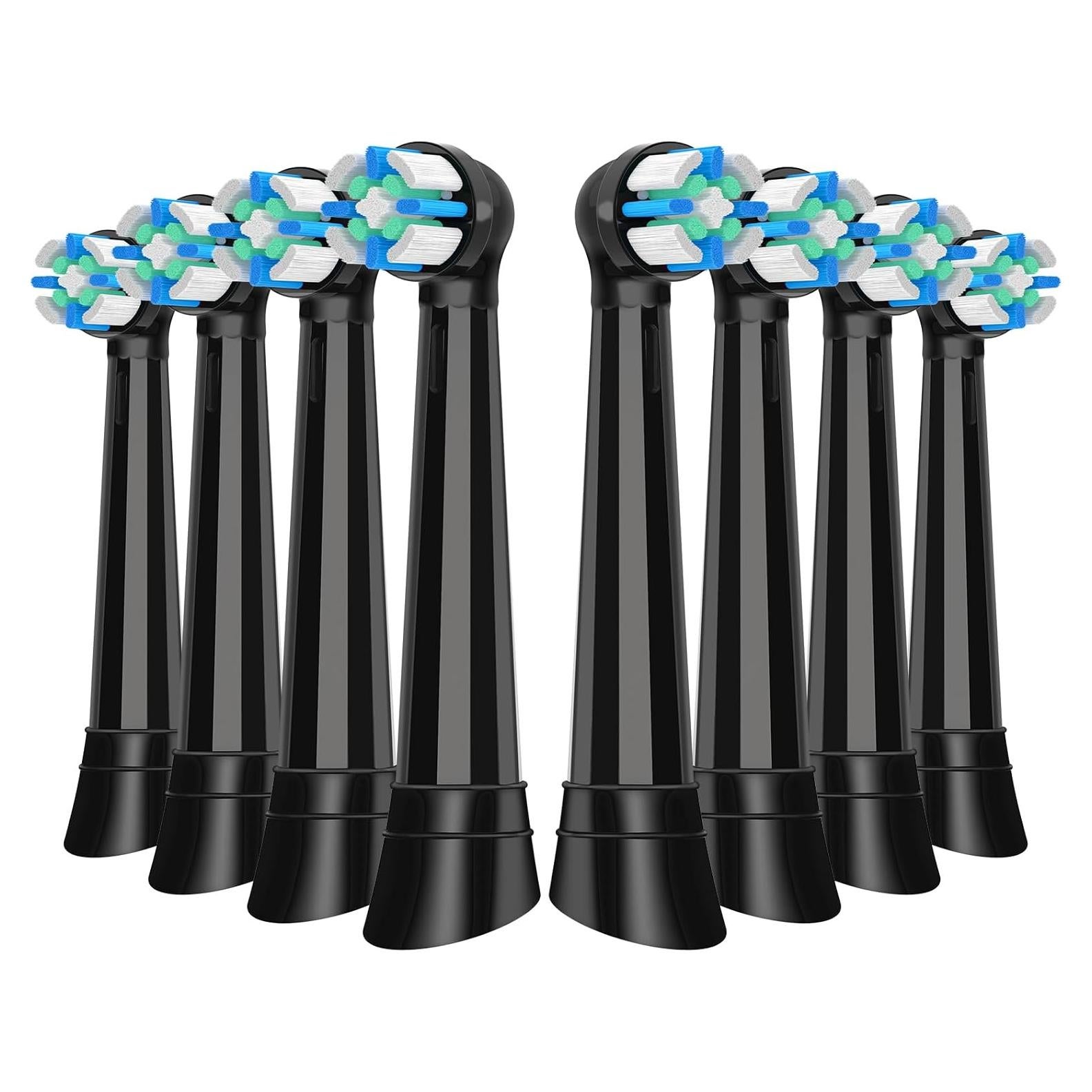 8 Cabezas de Reemplazo Scotzel para Cepillo Oral B IO - Negro