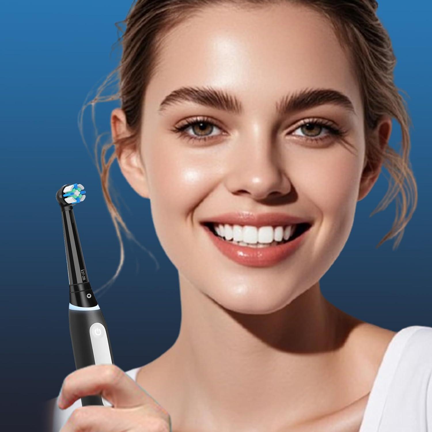 8 Cabezas de Reemplazo Scotzel para Cepillo Oral B IO - Negro