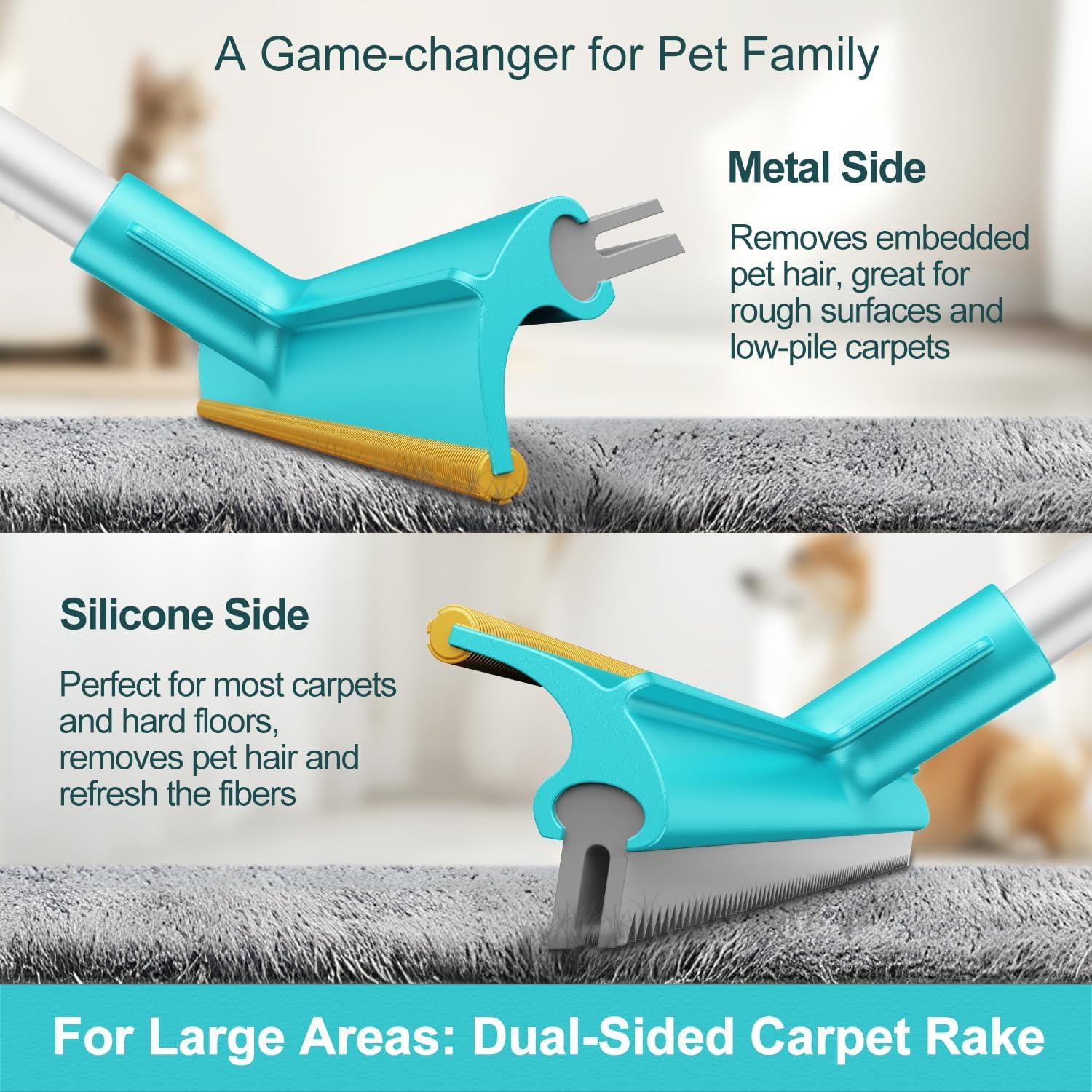 Juego de Rastrillos para Alfombra Airbee - Eliminación Pelo Mascotas