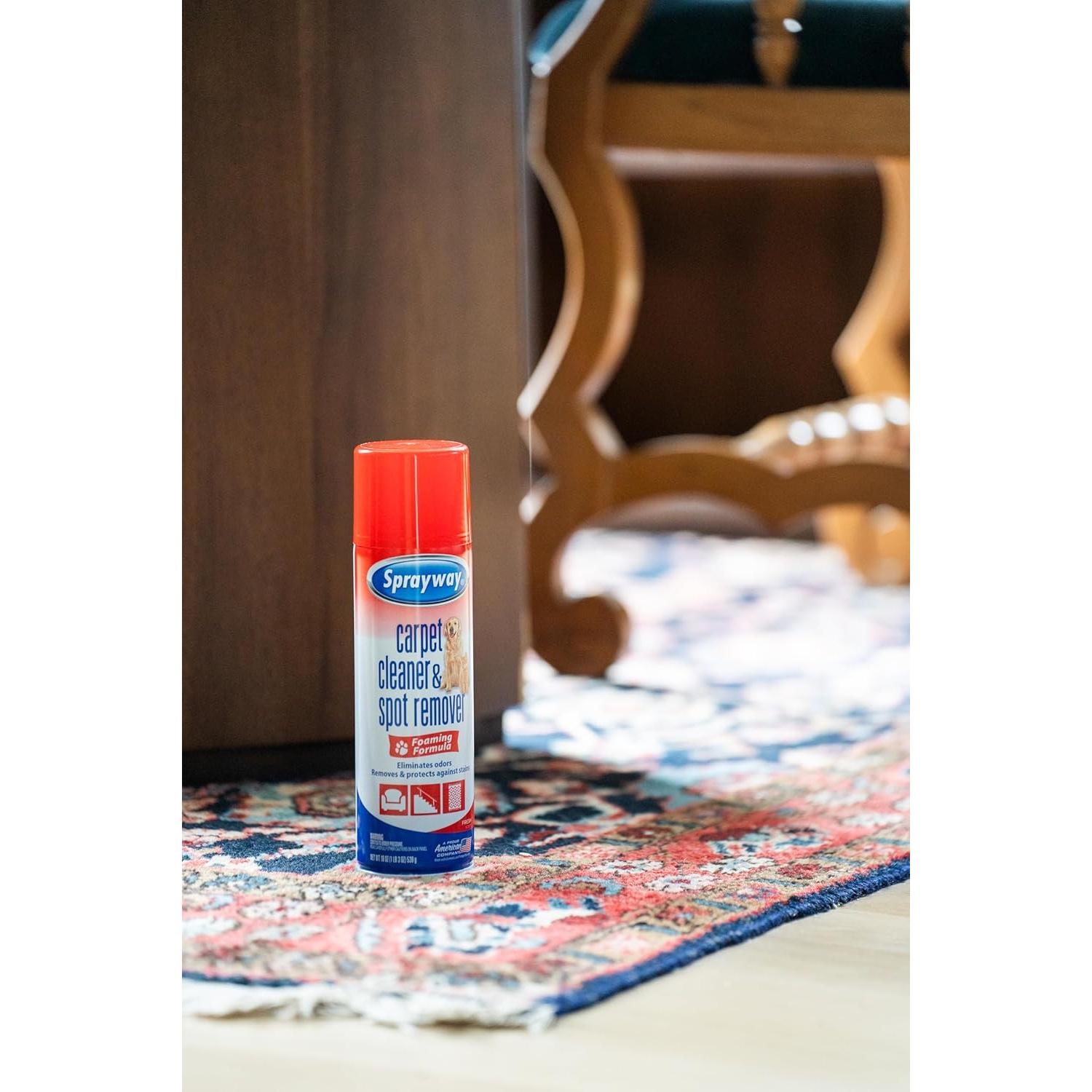 Limpiador de Alfombras Sprayway 537g para Mascotas - Elimina Manchas y Olores