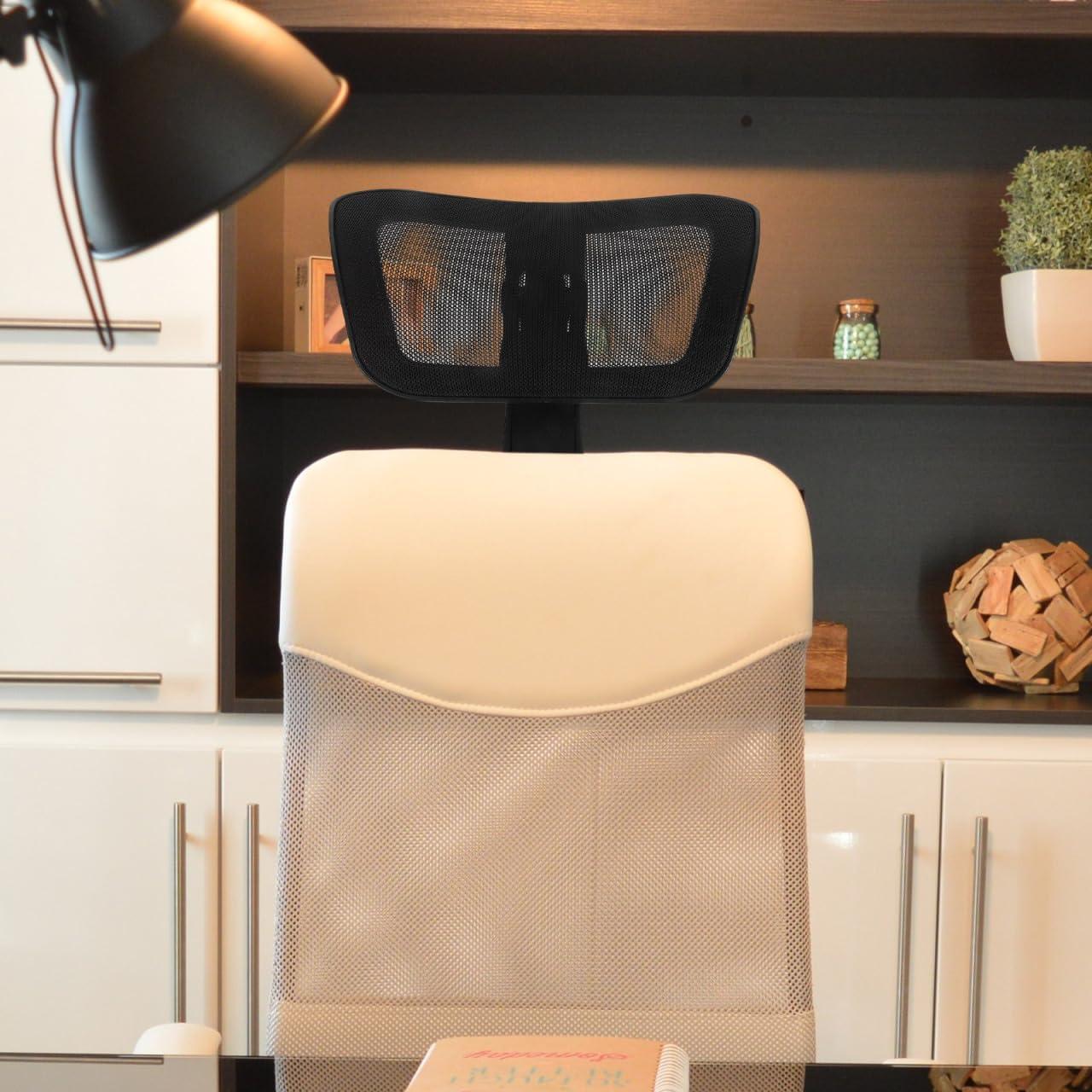 Reposacabezas ajustable Tofficu para silla de oficina negro