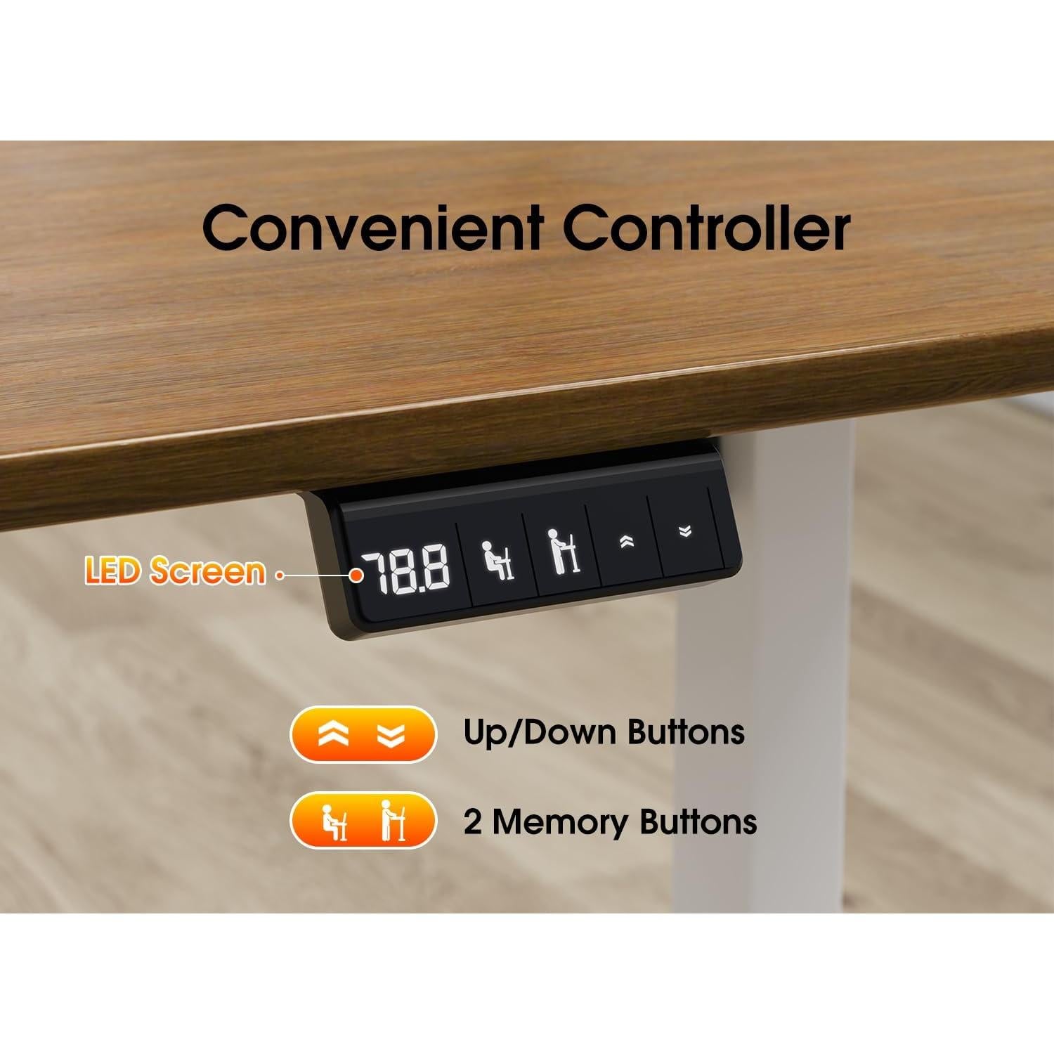 Marco de Escritorio Elevable Eléctrico Xyndyx Negro 1 Motor