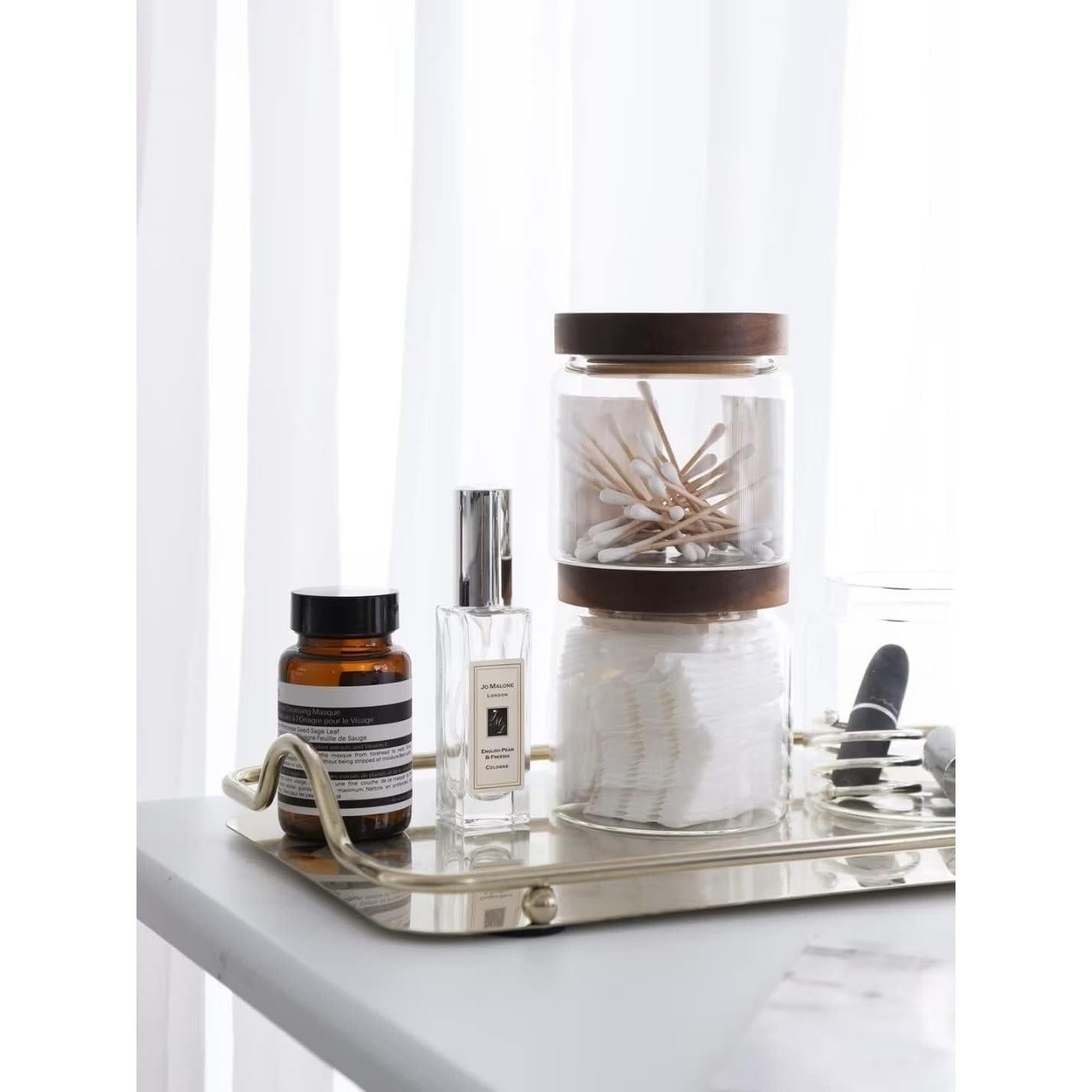 Juego de 6 tarros de vidrio herméticos Kanwone 500ml