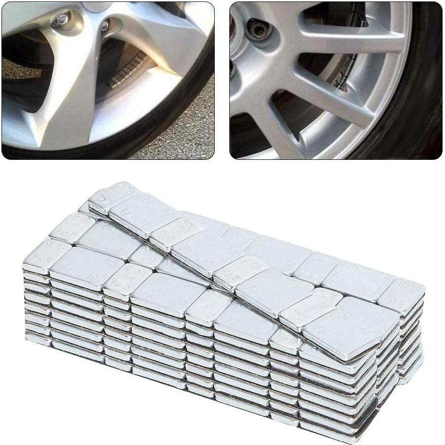 Balanceador de Neumáticos Aramox 5g y 10g x 25 Tiras Adhesivas