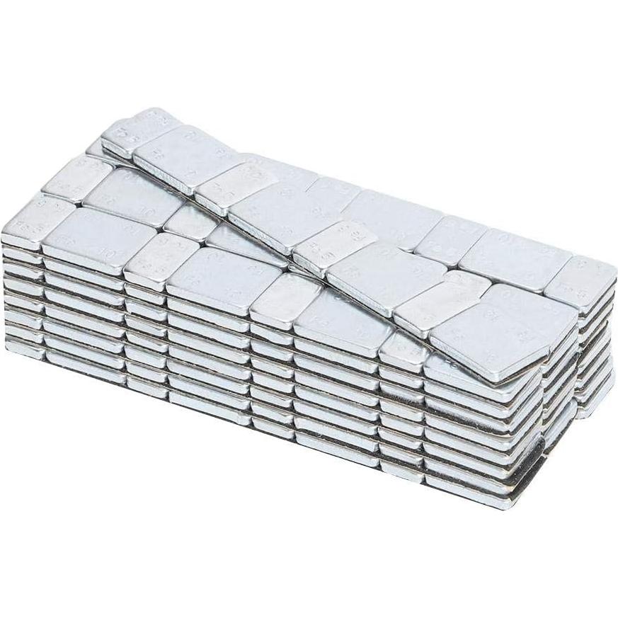 Balanceador de Neumáticos Aramox 5g y 10g x 25 Tiras Adhesivas