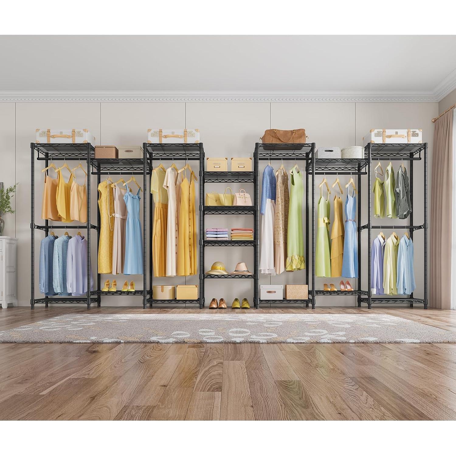 Armario Portátil VIPEK V5 Mediano Negro con 8 Estantes