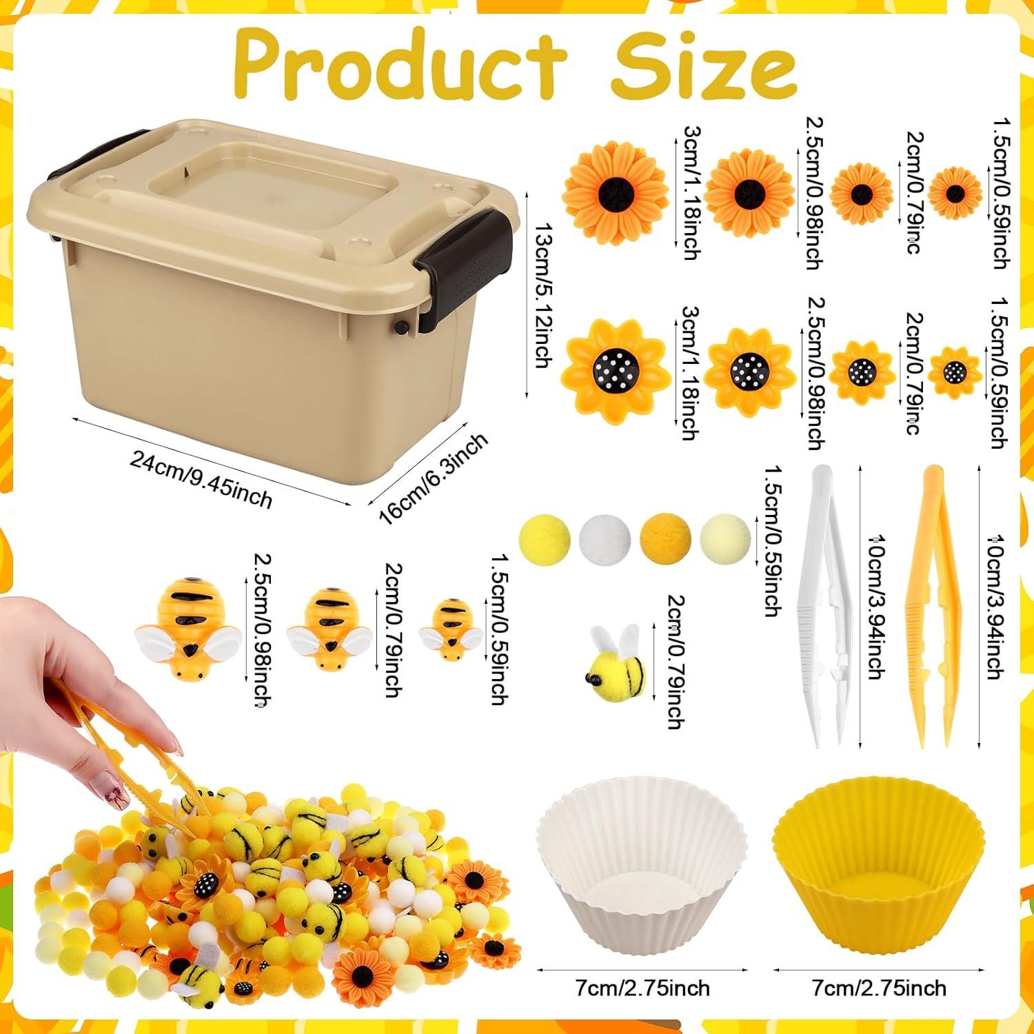 Kit Sensorial de Motricidad Fina Habtus - Abeja Girasol 303 Piezas