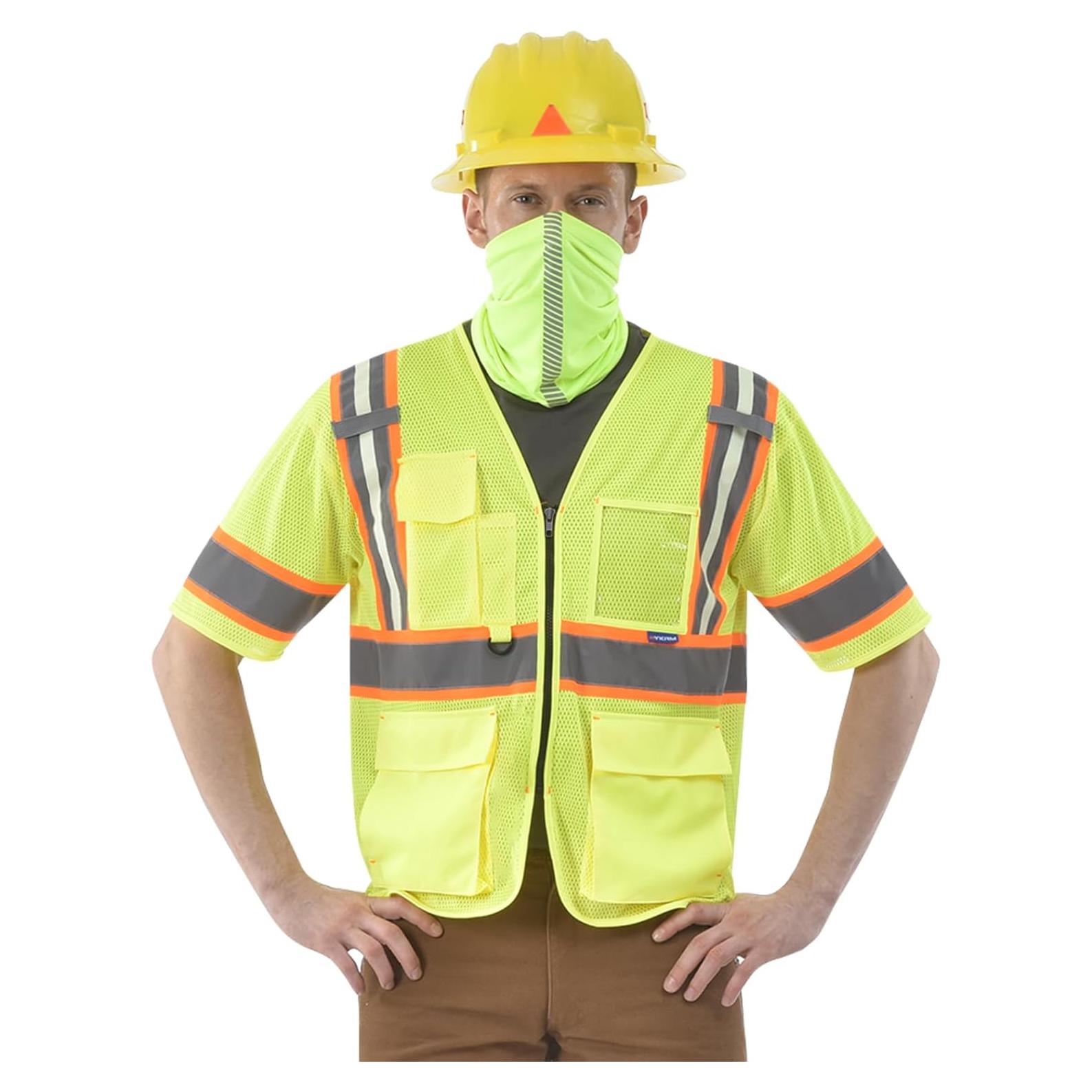 Chaleco de Seguridad AYKRM Unisex Reflectante 11 Colores