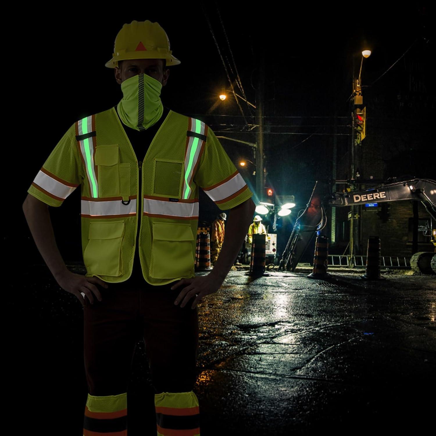 Chaleco de Seguridad AYKRM Unisex Reflectante 11 Colores