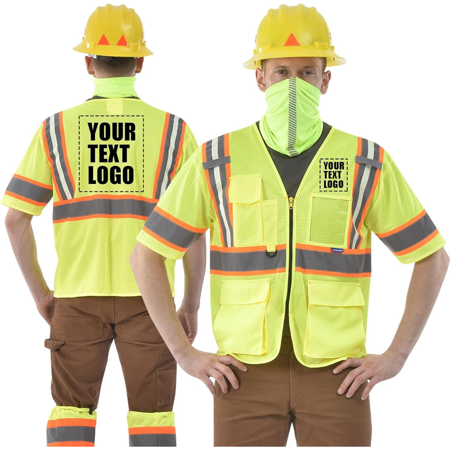 Chaleco de Seguridad AYKRM Unisex Reflectante 11 Colores