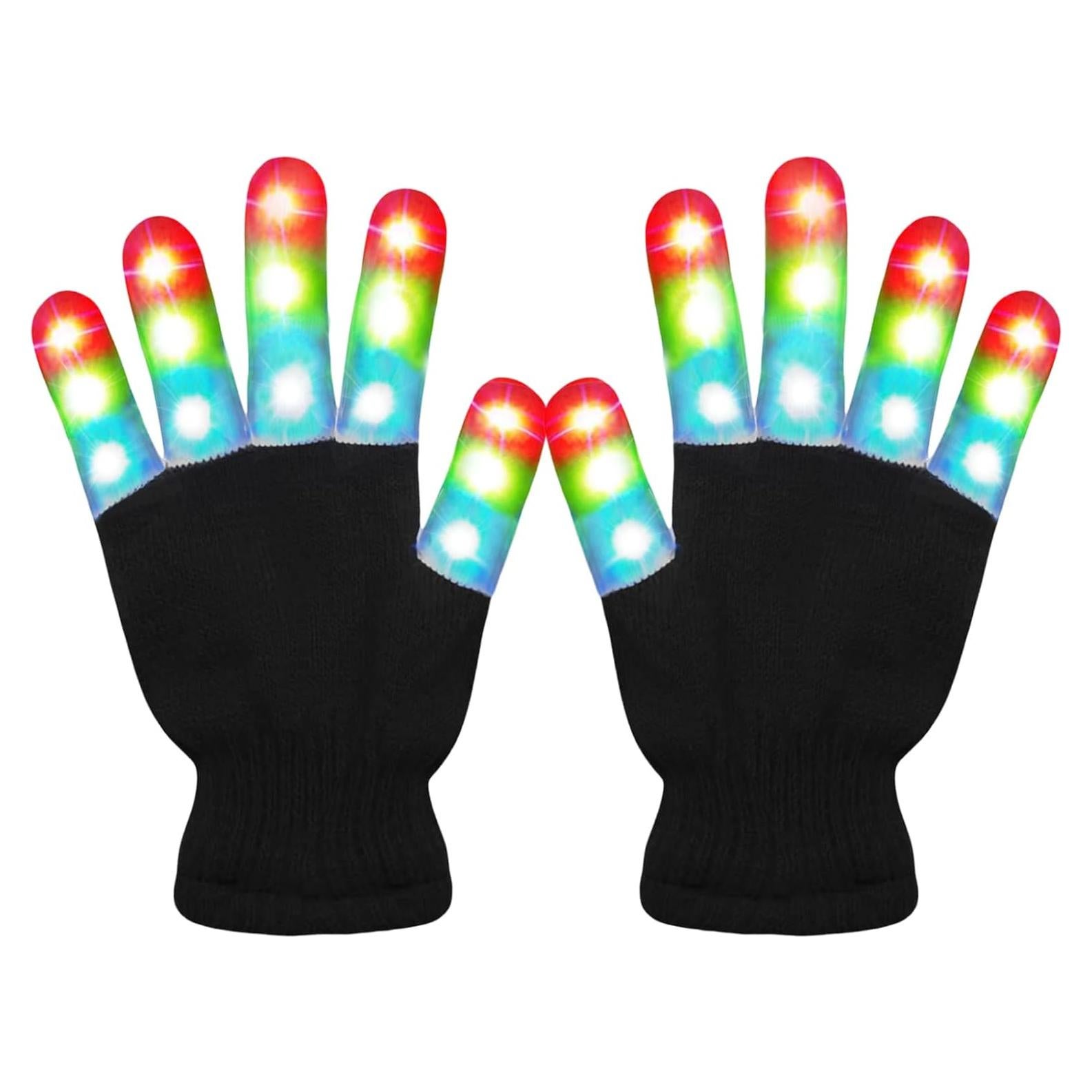 Guantes LED Brillantes para Niños y Adultos - Xinqiang
