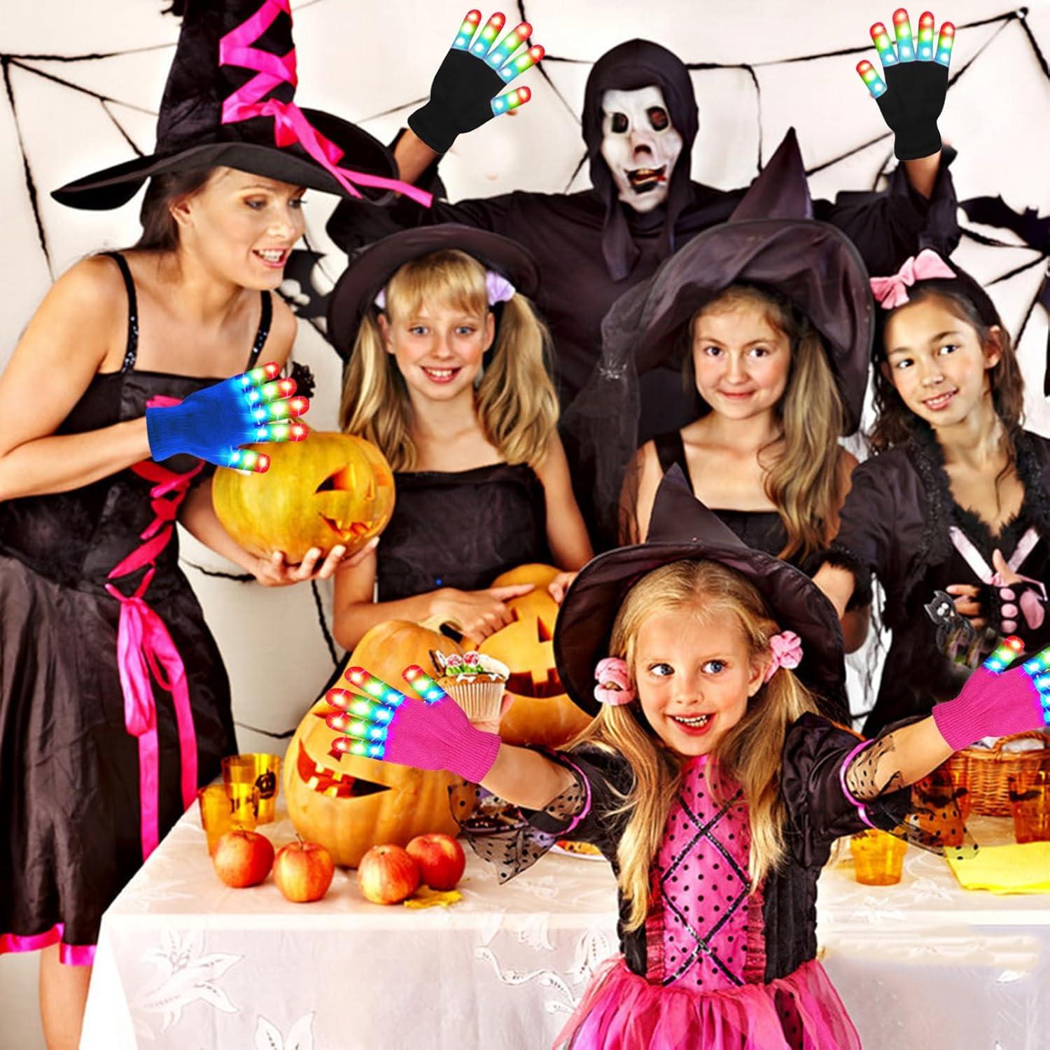 Guantes LED Brillantes para Niños y Adultos - Xinqiang