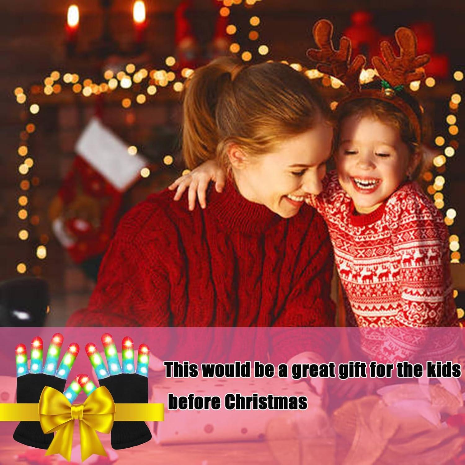 Guantes LED Brillantes para Niños y Adultos - Xinqiang