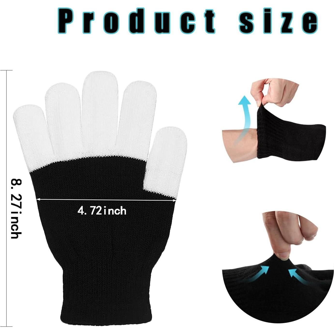 Guantes LED Brillantes para Niños y Adultos - Xinqiang
