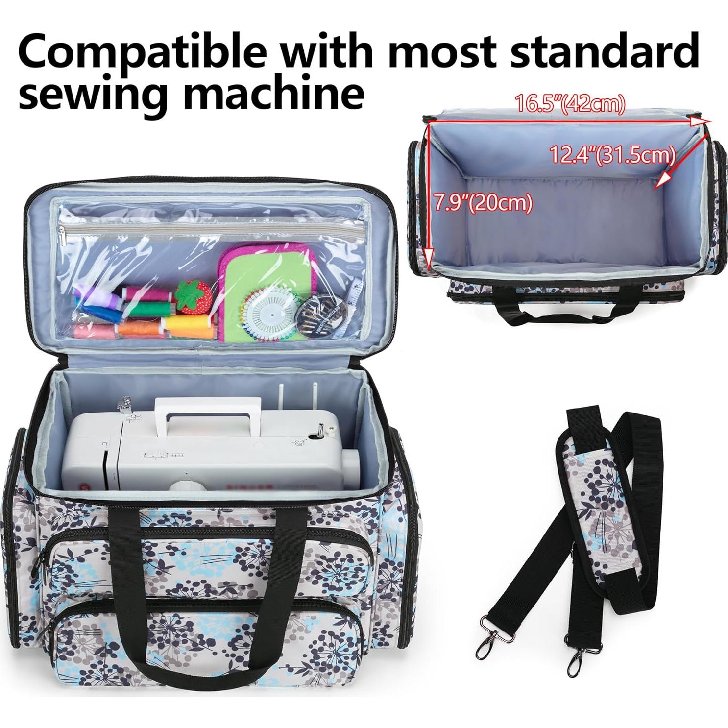 Funda para Máquina de Coser CURMIO Diente de León 43.94x20.51x34.50cm