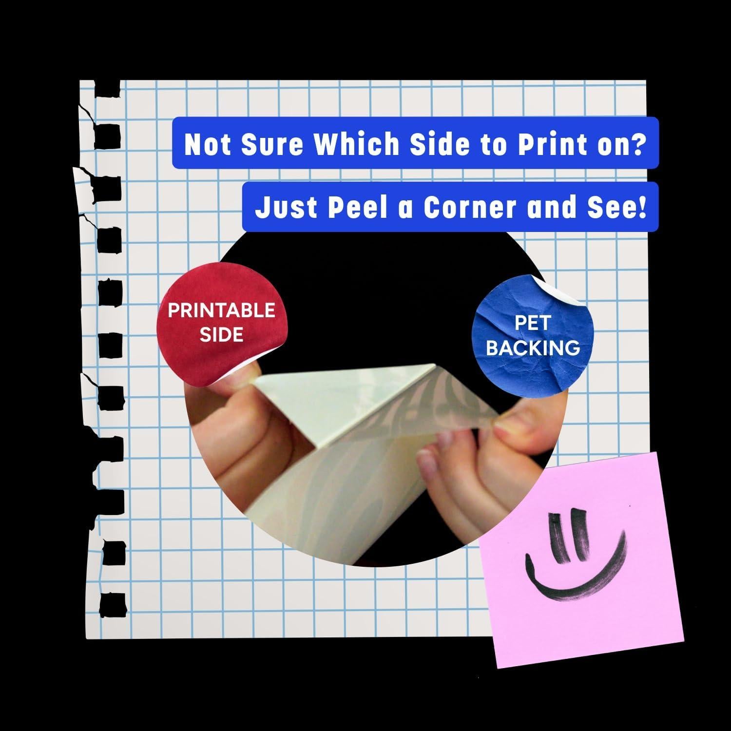 Vinilo de Transferencia Térmica MINSEO Jet Flex 10 Hojas 21.6x27.9 cm