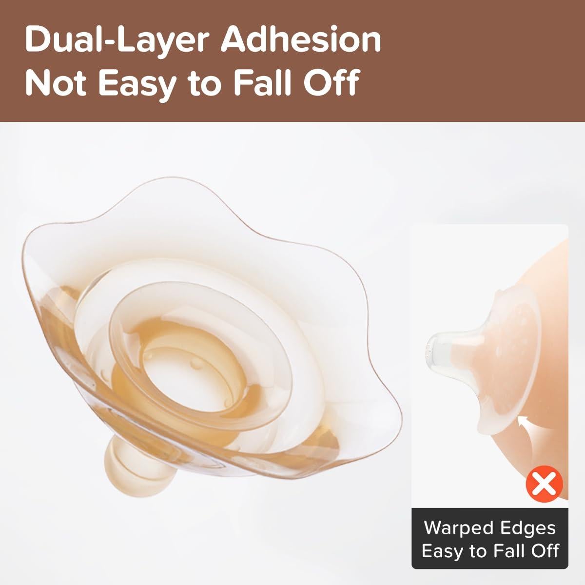 Protectores de pezón Thyseed para lactancia - Silicona 18mm