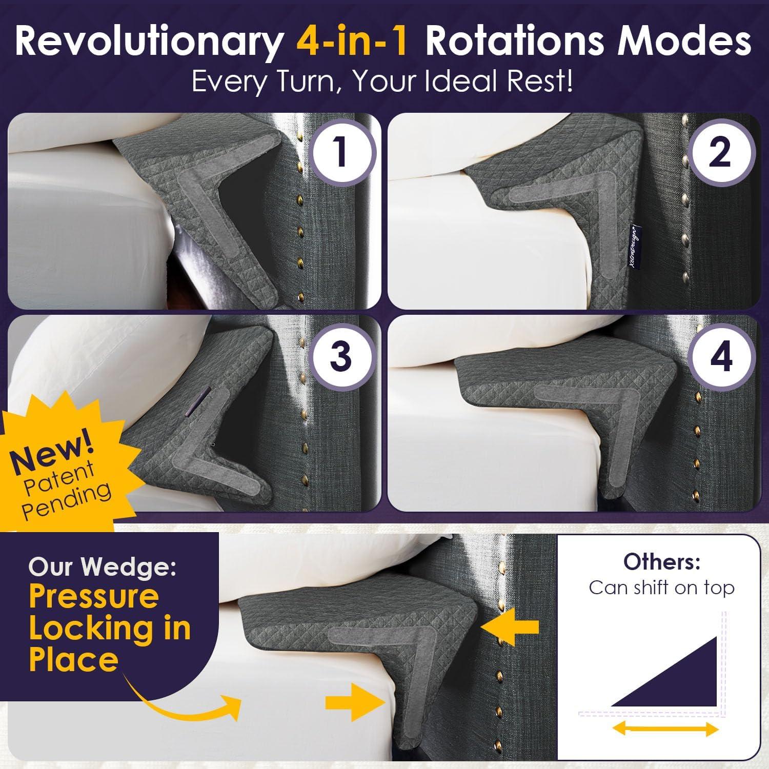 Juego de Almohadas en Cuña XetraDesign Media Reina 30 cm (2-pk)