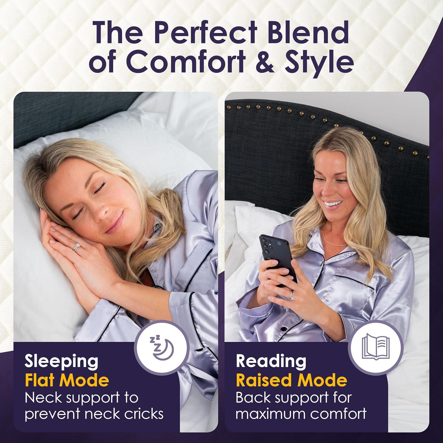 Juego de Almohadas en Cuña XetraDesign Media Reina 30 cm (2-pk)