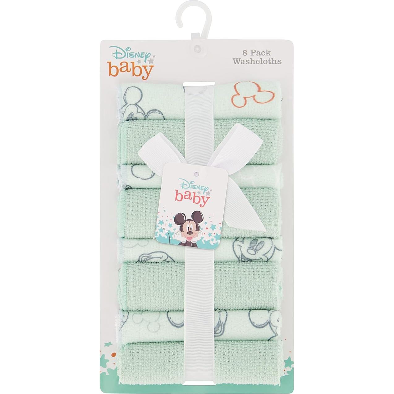 Toallas de Baño para Bebés Cudlie Disney - 8 Piezas Microfibra