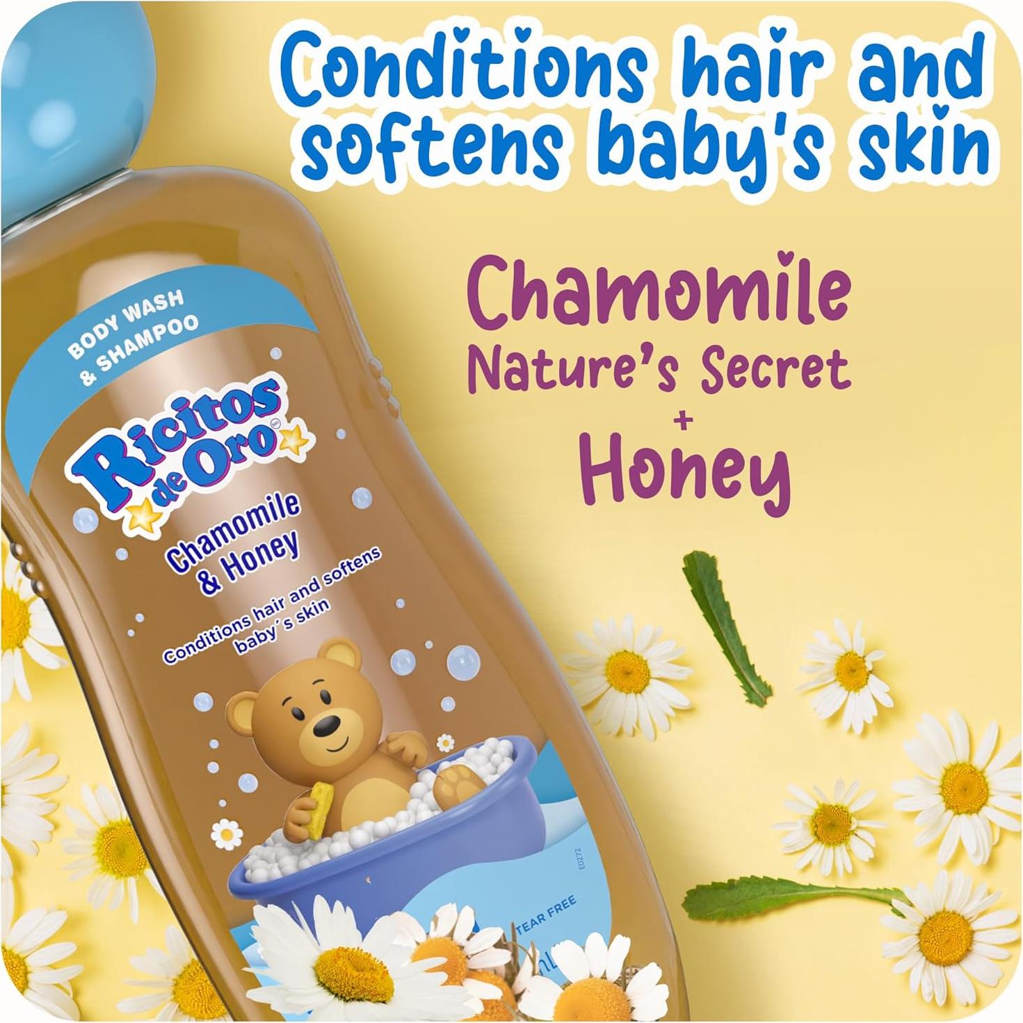 Ricitos de Oro 2 en 1 Champú y Gel de Baño 400 ml x2 - Bebés