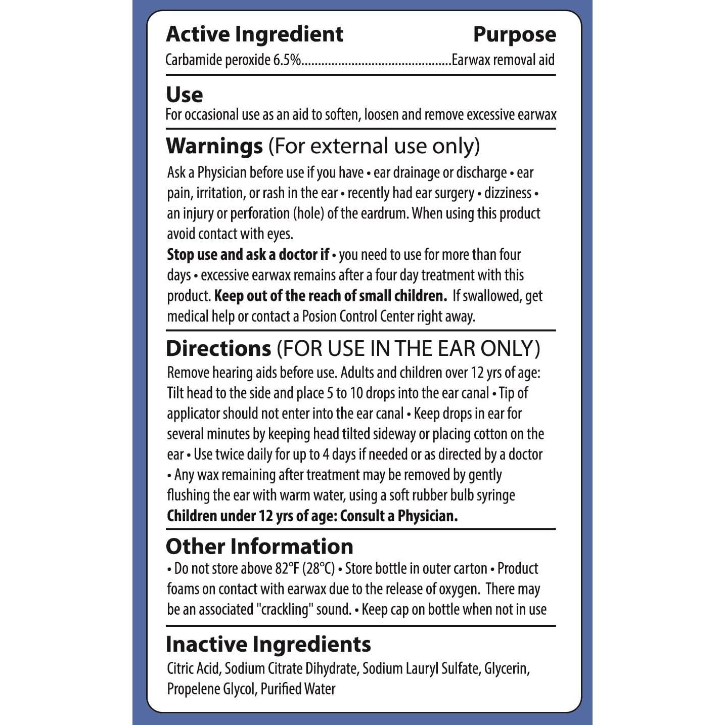 Gotas para Remoción de Cerumen Cleanse Right 14.79 ml