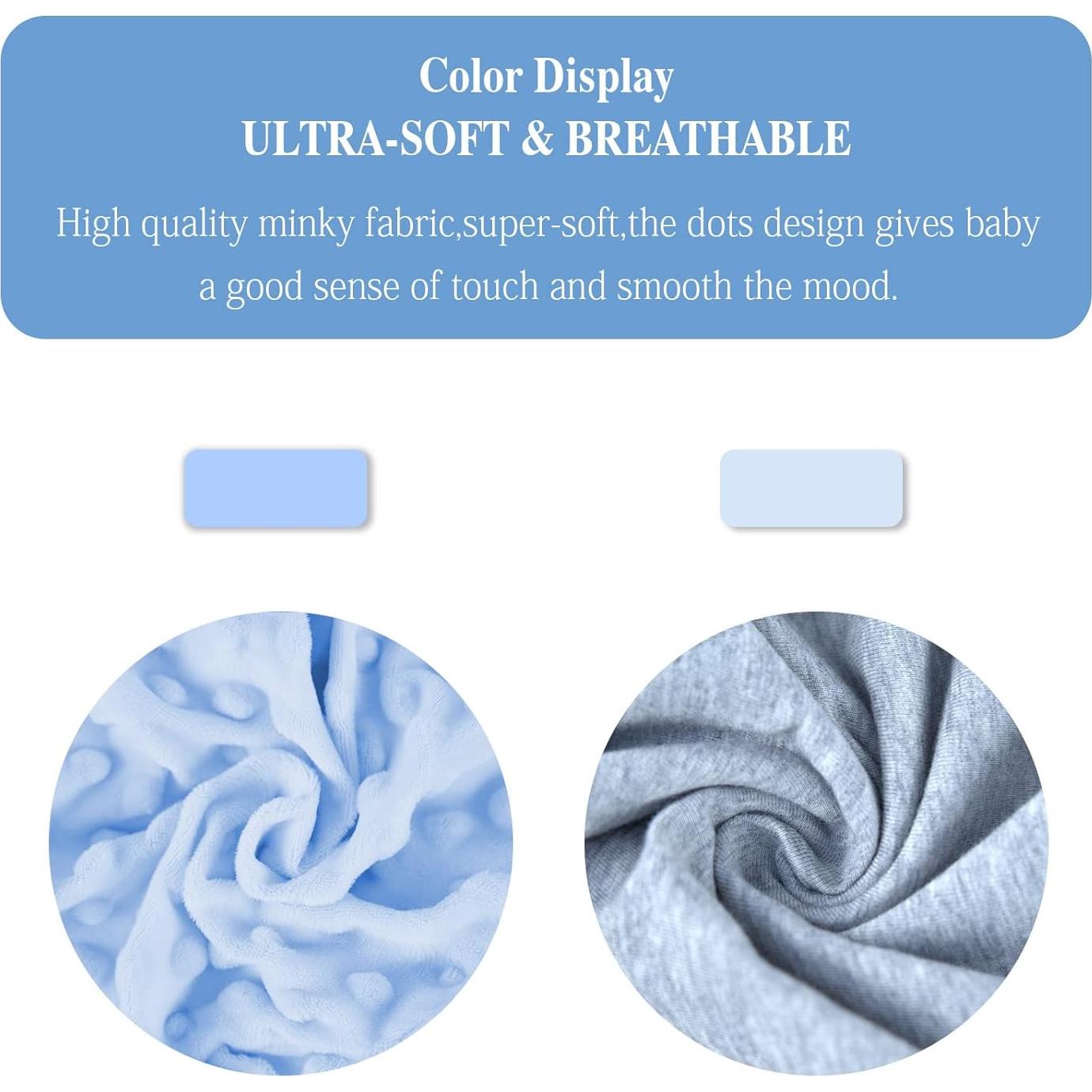 Almohada de Lactancia NiSleep Azul Ergonómica 56x45 cm