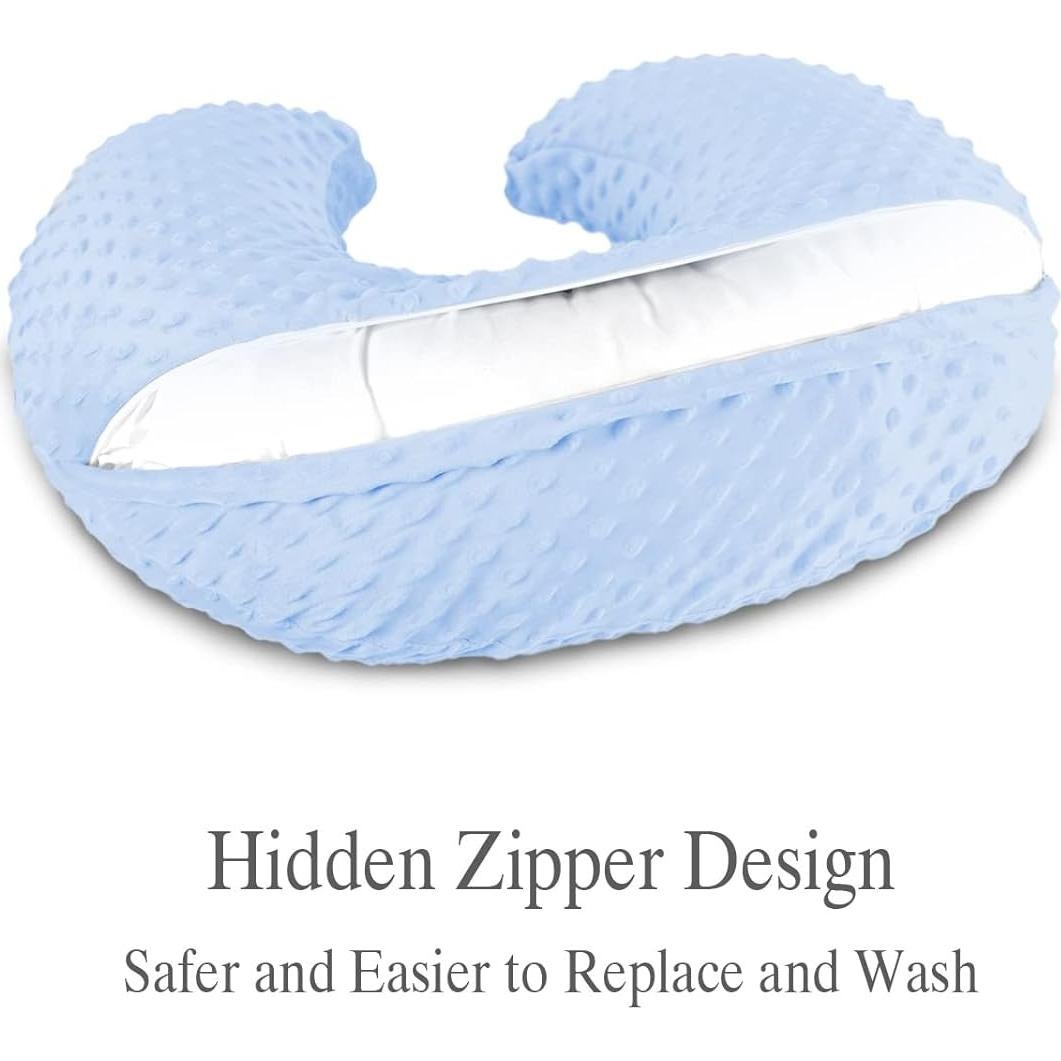 Almohada de Lactancia NiSleep Azul Ergonómica 56x45 cm