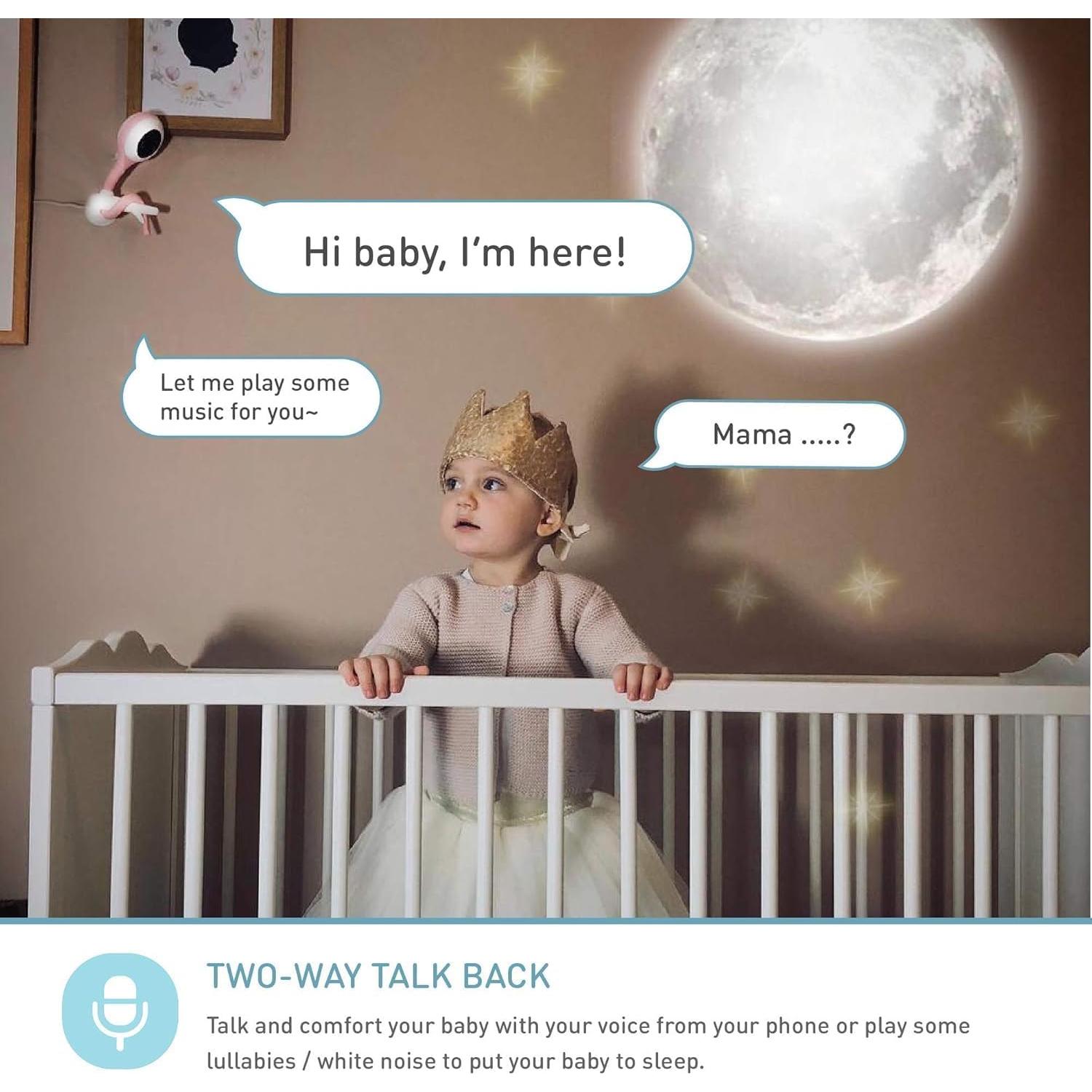 Monitor de Bebé Lollipop CABC-LOL Wi-Fi con Detección de Llanto