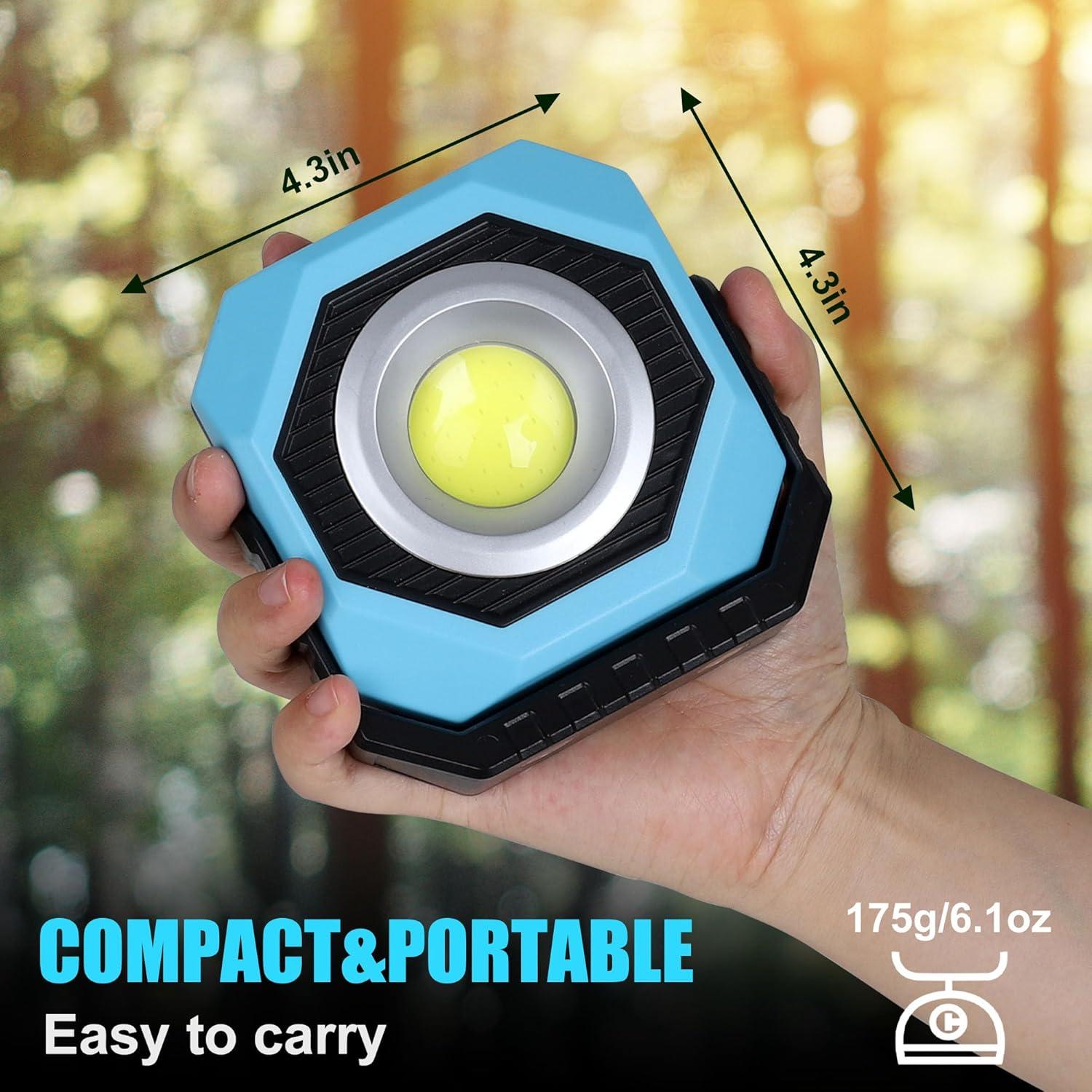 Luz de Trabajo Solar LED SEAMAGIC 500LM Magnética 360° Rosa