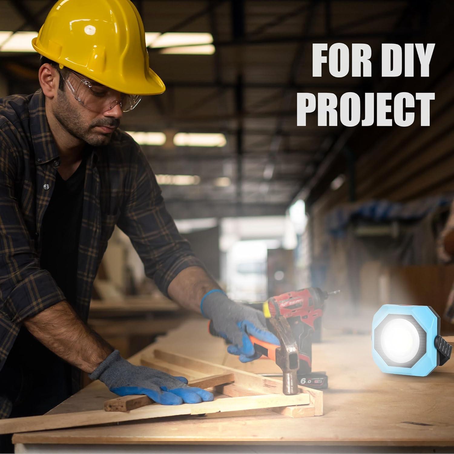 Luz de Trabajo Solar LED SEAMAGIC 500LM Magnética 360° Rosa