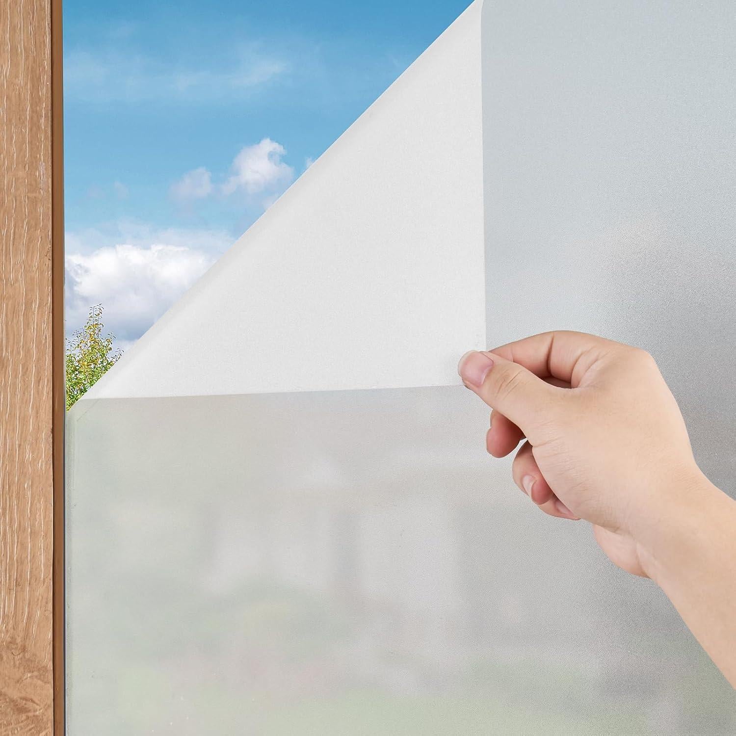 Película de Privacidad VEVOR 60x200 cm Esmerilada UV