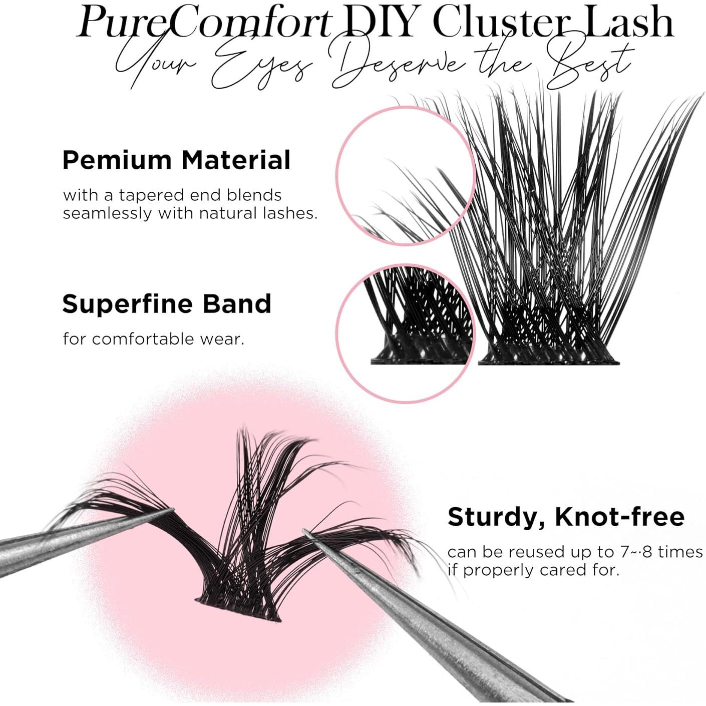 Extensiones de Pestañas 56D WINKGIGGLE 168 Piezas DIY