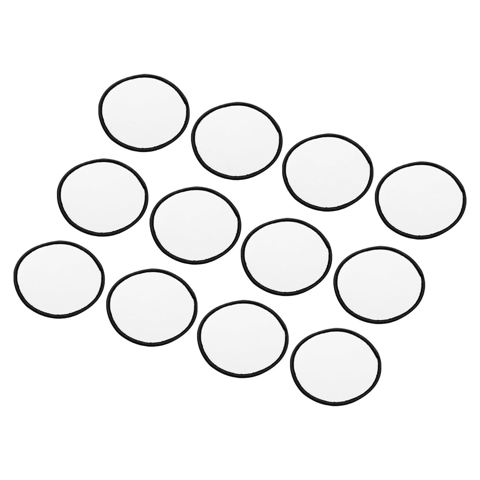 Parches de Sublimación MECCANIXITY 15pcs 7.5cm Redondos