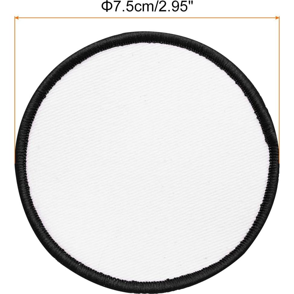 Parches de Sublimación MECCANIXITY 15pcs 7.5cm Redondos