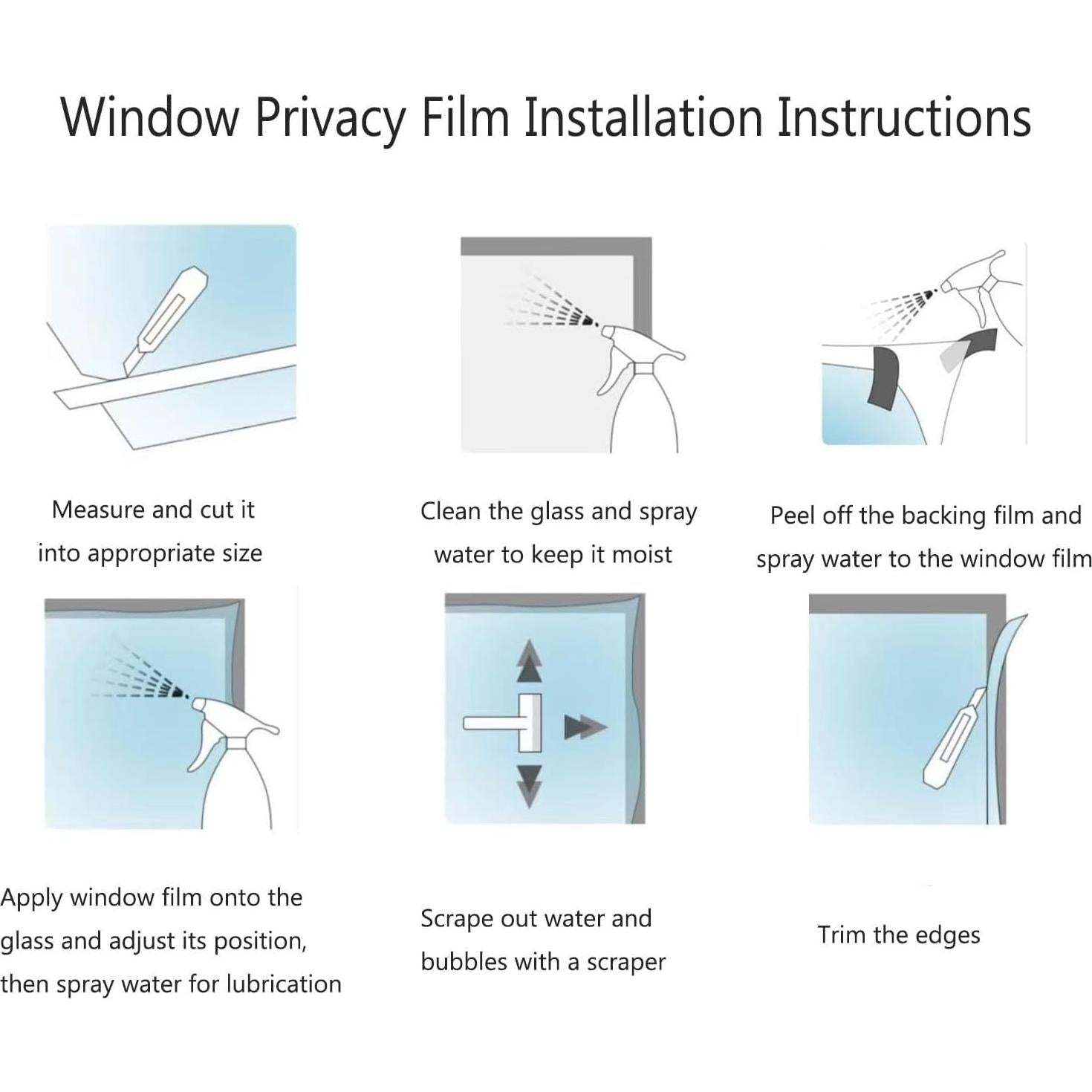 Película de Privacidad KHEIMWE 42.9x100 cm Arcoíris Floral