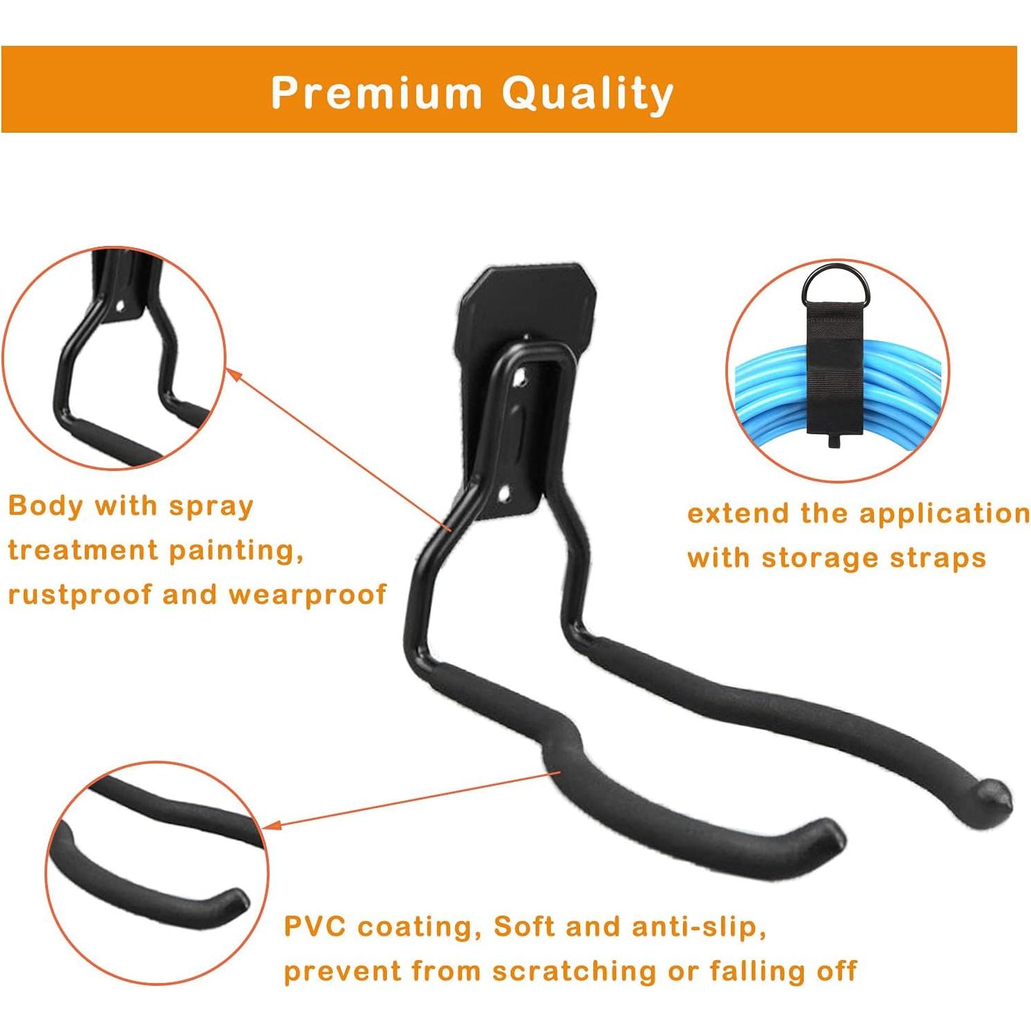 Soporte para Herramientas Juformin Montaje en Pared Negro 1 Pcs