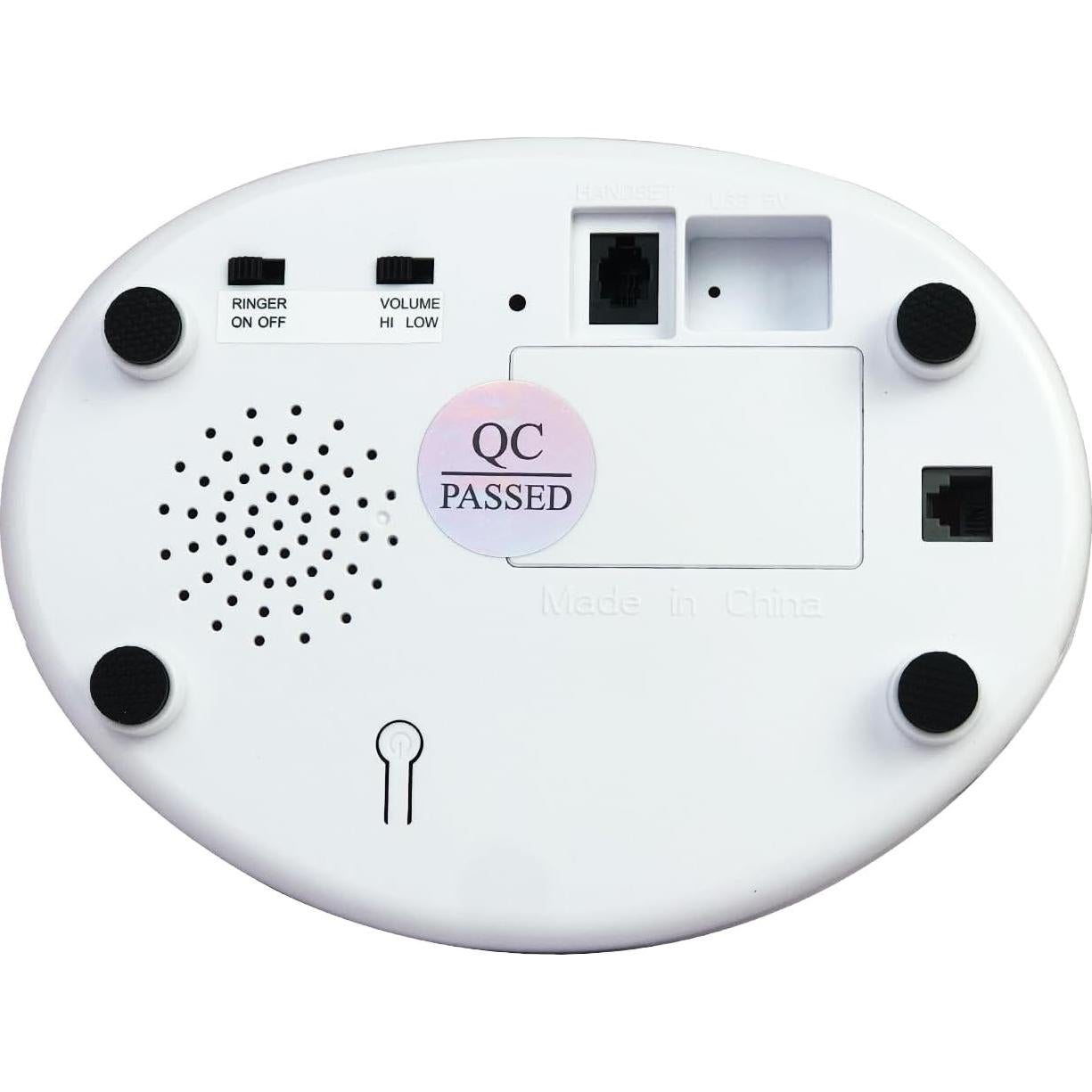 Teléfono de Línea Fija Retro TelPal Blanco con Cable